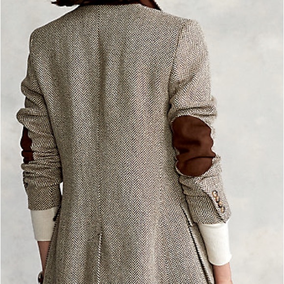 Banana Republic Grey Tweed Blazer - Size 0 - Picture 2 of 8